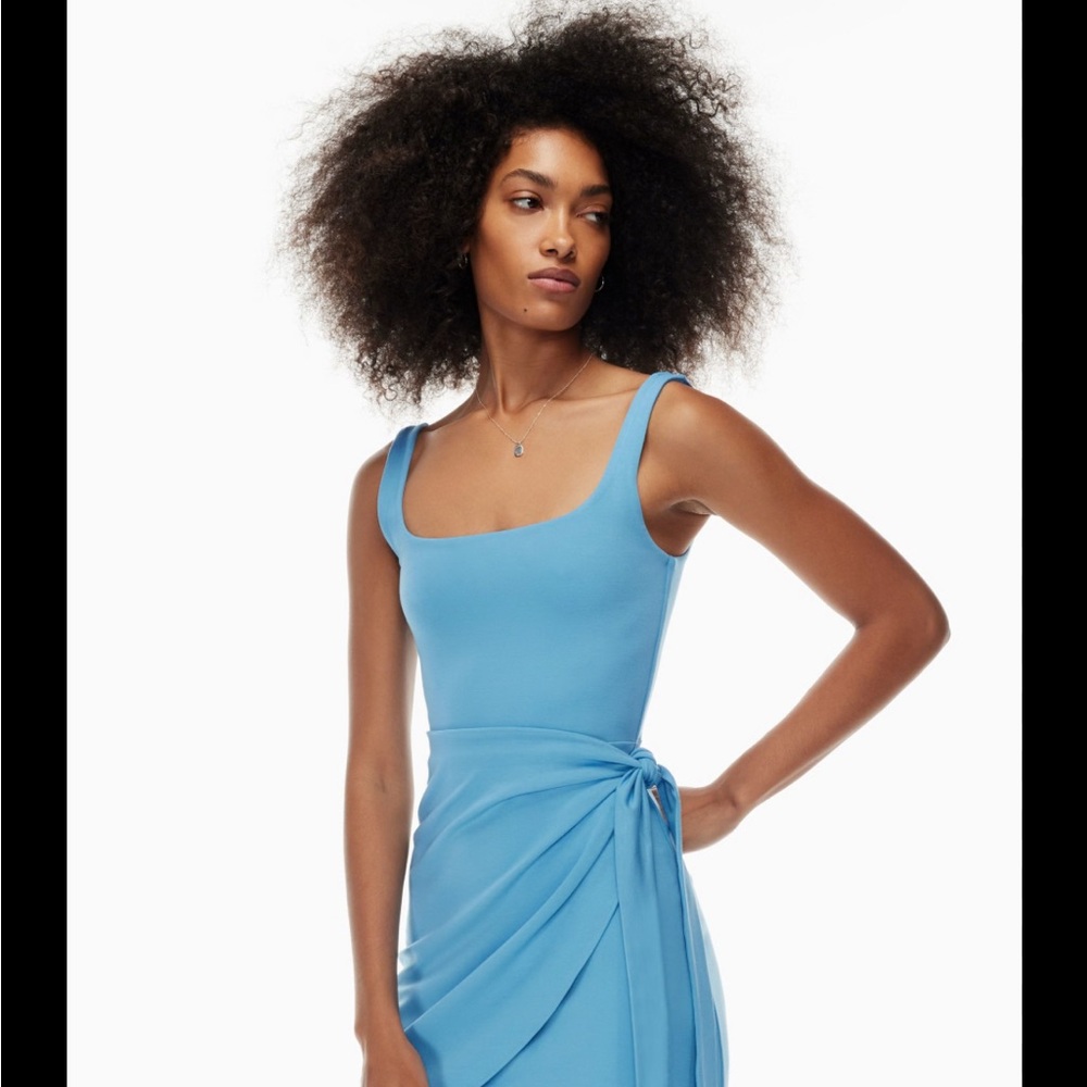 Wilfred Blue Mini wrap Dress:NWOT/L